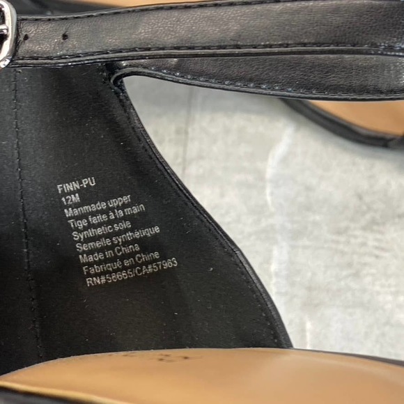 Abound Women's Black Finn Square-Toe Ankle-Strap Block-Heel Sandals SZ 12 - Picture 12 of 12